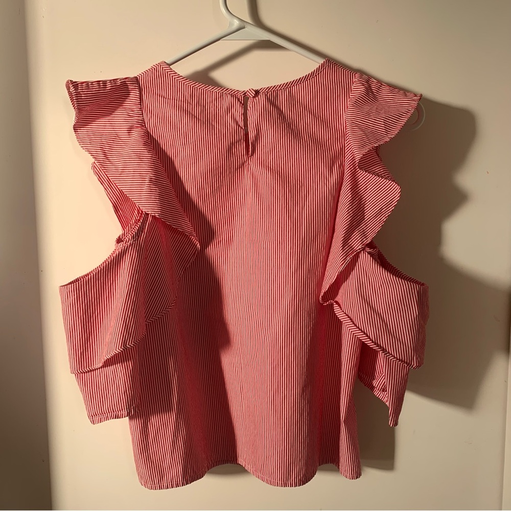 Club Monaco Hamisi Ruffle Blouse - Picture 8 of 11
